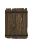 Discarded Wooden Shield