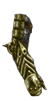 Hardened Brass Spiked Arm