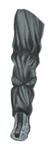 Rolled Ghoulcloth Legging