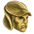Golden Imperator Helm