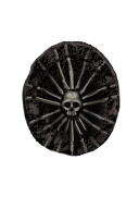 Carved Giant Skull Shield