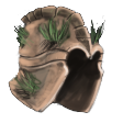 Ridged Ceramic Helm