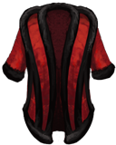 Fur Lined Blood Velvet Shirt