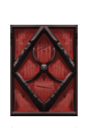 Blood Velvet Covered Scutum