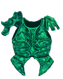 Rock Emerald Breastplate