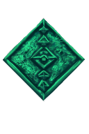 Rock Emerald Diamond Shield
