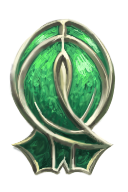 Frozen Emerald Tear Shield
