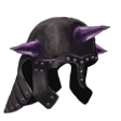 Amethyst Spiked Dragonbone Helmet