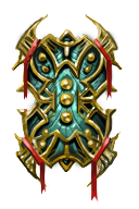 Elaborate Samurai Shield }V{