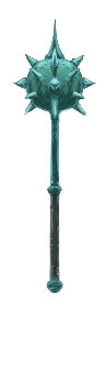 Engraved Jade Mace
