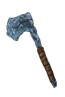 Blue Crystal Axe