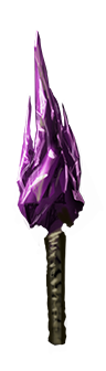 Amethyst Heart Gouge