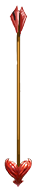 Golden Heart Piercer Arrow
